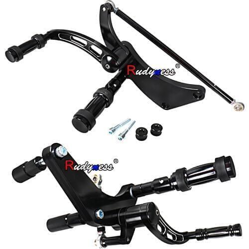 Billet Aluminum Forward Control Foot Peg Kits Fit For Harley Street Bob FXBB 18 19