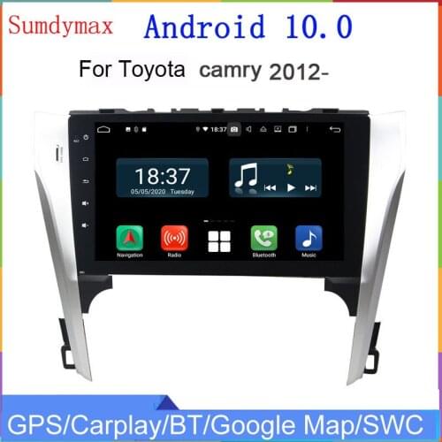 10.1inch 8core android 10 car radio for toyota camry 2012 2013 2014 car multimedia gps navigation player head unit DSP stereo