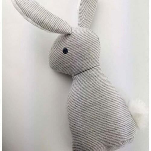 Baby BB Stick Rattle Animal Toy Cute Rabbit Infant Hand Bell Plush Kid Toy With BB Sound Gift Toddler Plush Toys For 0-18M Baby