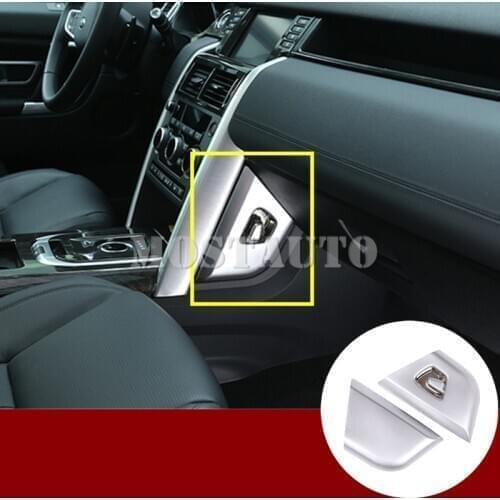 For Land Rover Discovery Sport Inner Center Console Side Panel Cover 2015-2018 2pcs Car Accessories Interior Car Decor Car Trim