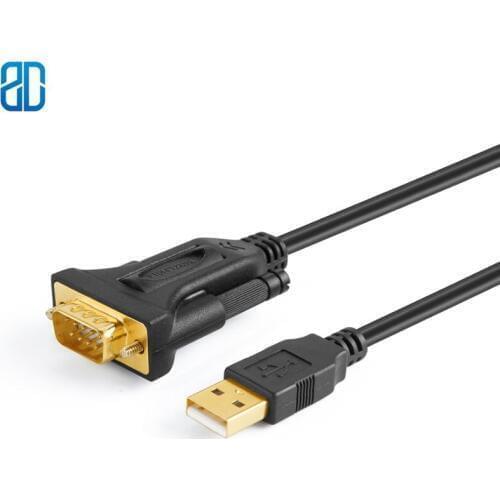 USB 2.0 to RS232 Adapter (FTDI Chipset) Male DB9 Serial Converter Cable for Windows 10,8.1,8,7,Vista XP,2000,Linux Mac OS X 10.6
