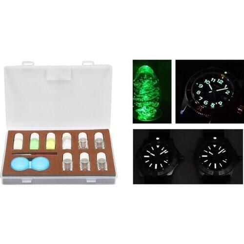 Luminous Fluorescent Powder Kit Watch Repair Accessories for Watchmaker