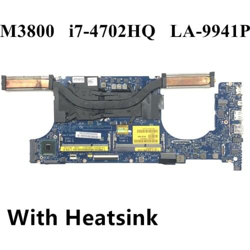 NEW VAUB0 LA-9941P For DELL Precision M3800 9530 Laptop Motherboard i7-4702HQ K1100M 2GB CN-0530H3 530H3 JMV0G Mainboard Tested