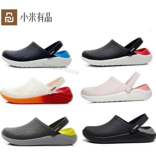 New Xiaomi Youpin Outdoor Beach Shoes Anti-slip Soft Bottom Breathable Thick Bottom Female Students Casual Sandals Slippers