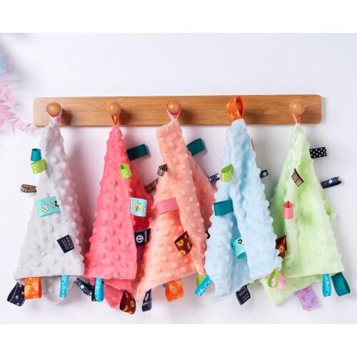 Newborn Baby Blanket Appease Towel Comforting Taggies Calm Wipes Kids Infant Comfort Towel Blanket Cute Soft Square Plush Toys