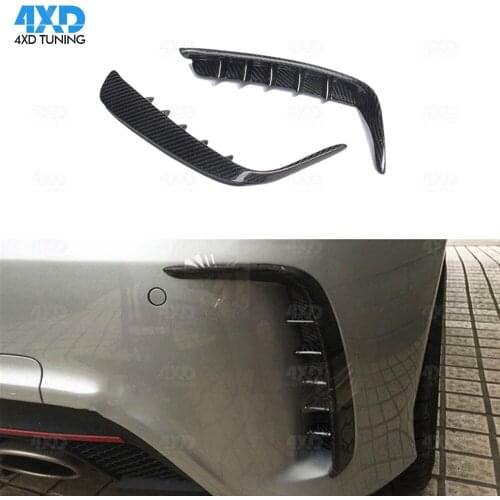 Rear Bumper trunk trim For Merce des A45 AM G A250 A260 W176 Carbon Fiber Trim For Bra bus Style 2012 2013 2014 2015
