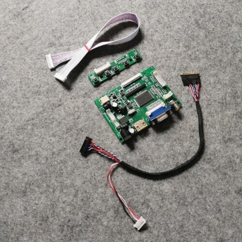 1366*768 VGA AV WLED LCD monitor controller drive board notebook Fit LP133WH2-TLA1/TLE1/TLL3/TLM4 matrix LVDS 40Pin DIY kit