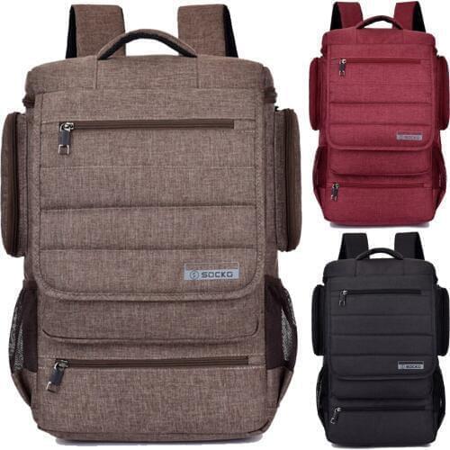 15 15.6 Inch Waterproof Nylon Computer Laptop Notebook Backpack Bags Case Messenger School Backpack for Men Women
