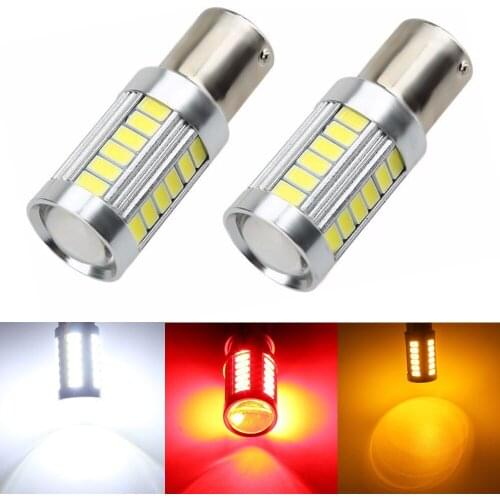 Post Free 10 x 1157 BAY15D 5730 33-SMD White 900 Lumens 8000K Super Bright LED Turn Tail Brake Stop Signal Light Lamp Bulb 12V
