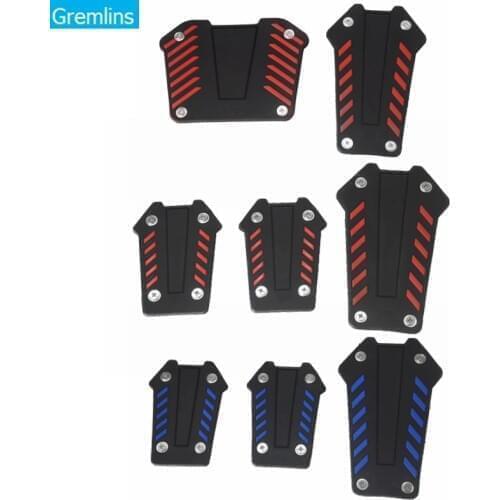 Universal Aluminum Automatic Manual Transmission Non-Slip Car Pedal Cover Set Kit Pedali car styling For TRD Mugen power