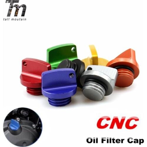 Universal Motorcycle Engine Oil Filler Cap For Honda For Kawasaki Ninja Crankcase Cap CNC Engine Oil Filler Screw Cover Plug