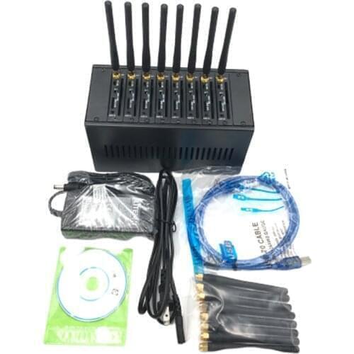 8 Port 2G Multi SIM Slot Best Low Price High Quality SMS Send Receive Broadcast Support AT Command IMEI Modify GSM Modem Gateway