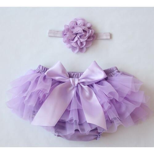 2021 Bloomers Baby Girl Shorts For Babies Cotton Chiffon Diaper Cover Newborn Colorful Toddler shorts Clothing Set Free Headband