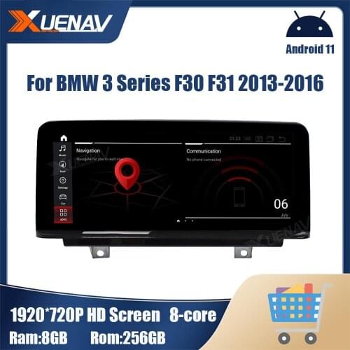 8+256GB Android 11 Car video player For BMW 3 Series F30 F31 2013 2014 2015 2016 car auto radio multimedia stereo player
