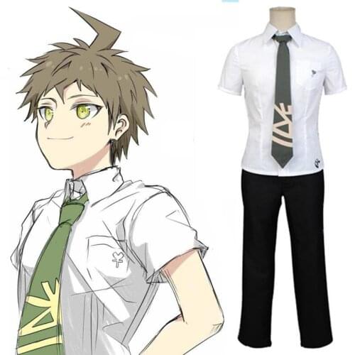 Anime Game Cosplay Super Dangan Ronpa 2 Hajime Hinata Costume Male Female Halloween Carnival Stage Performance Clothes C88K248