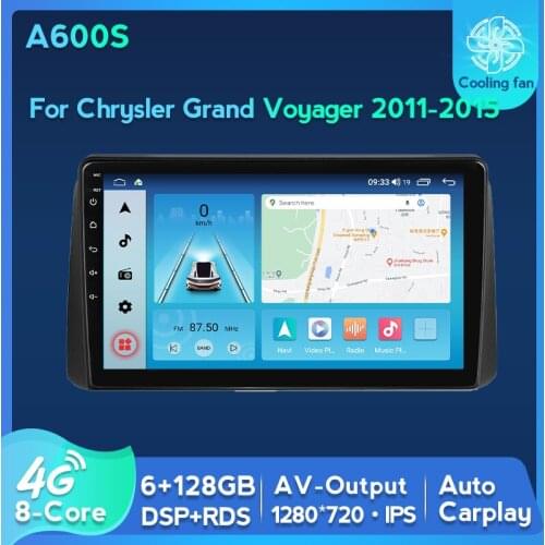 Android Auto Car Intelligent System For Chrysler Grand Voyager 2011-2015 Carplay DSP 8-Core GPS Navigation IPS 1280*720 6+128GB