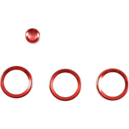 Car Air Conditioning Knob Volume Control Knob Cover Trim Fit for Land Rover Range Rover Evoque 12-18