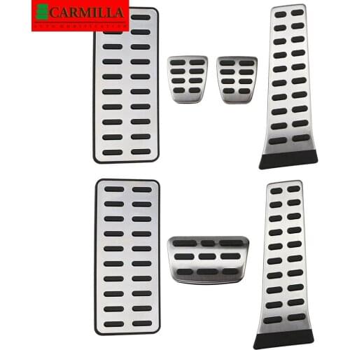 Carmilla Stainless Steel Car Pedals for Kia K5 2009 2010 2011 2012 2013 2014 2015 2016 Gas Brake Dead Pedal Protection Cover