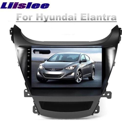 For Hyundai Elantra 2010~2015 NAVI LiisLee Car Multimedia Player GPS Maps WIFI Audio ISP CarPlay Accessories Radio Navigation