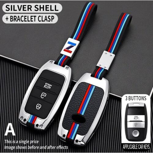 Zinc Alloy Car Key Cover Case Shell For Kia Ceed Rio Rio5 Sportage R K3 KX3 K4 K5 Ceed Sorento Cerato Optima 2015 2016 2017 2018