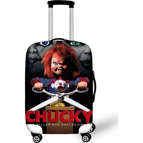 18-32'' Childs Play Chucky Elastic Thicken Luggage Suitcase Protective Cover Protect Dust Bag Case Cartoon Travel Cover
