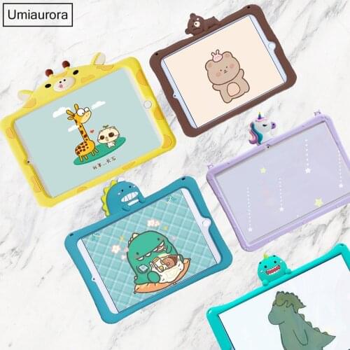 Kids Cartoon Cover For Huawei MatePad T10 T10S Pro 10.8 10.4 Silicon Tablet Case Funda For Mediapad M5 Lite 8.0 M6 T3 T5 10 10.1