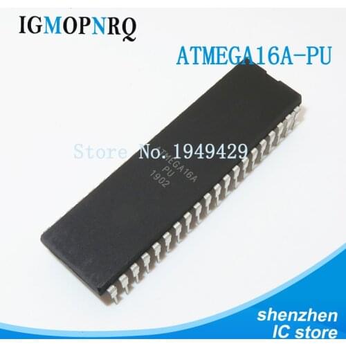 1PCS ATMEGA16A-PU DIP40 DIP ATMEGA16A DIP ATMEGA16 16A-PU DIP-40 new