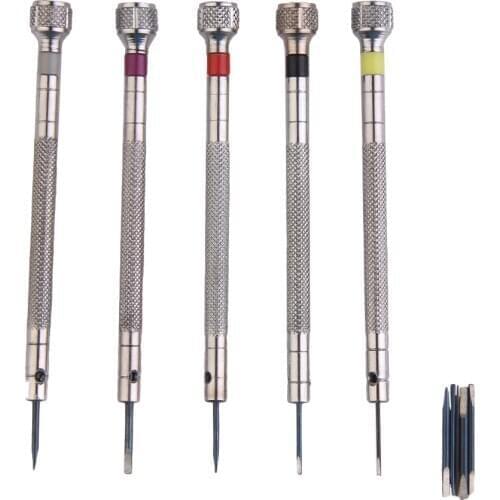 Alloy Steel Watch Screwdriver Watches Tools Repair Kit Clock Multi Size Band Removal Mini Silver Link Pins Watchmakers Tool