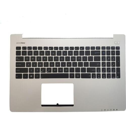 Laptop keyboard for ASUS V500CA s500ca-cj051h s500-la US English 0KNB0-6128US00 9Z.N9DSU.101 black KB+horn silver Palmrest Cover