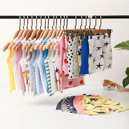 Mickey Vest Suit 9m-6y Baby Sleeveless Set Childrens Cotton Summer Clothing Baby Boy Clothes Baby Clothes Set Kids Wear