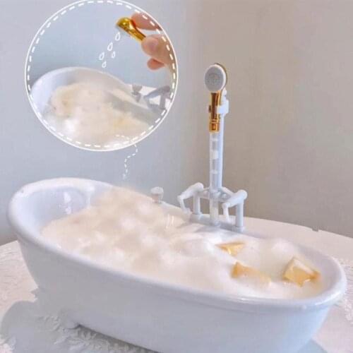 Doll House Automatic Circulating Water Bathtub Bathroom Accessories