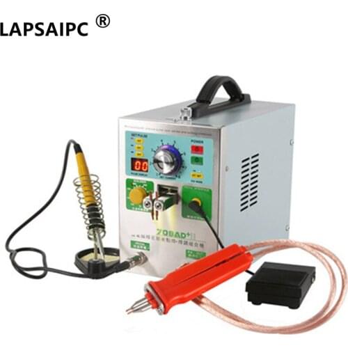 Lapsaipc 709AD+ Battery Spot Welder Automatic / Manual Welding Machine with Solder for 18650 Lithium Battery Pack 1.9 kw