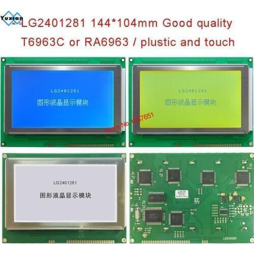 Lcd display module 240128 240*128 T6963C RA6963 plastic touch panel LG2401281 industrial appplication