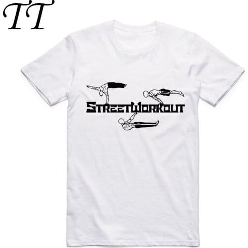 2019 Fashion Men Print Street Workout T-shirt O-Neck Short Sleeves Summer Breathable Fitness Bar Brothers Homme Top Tee T Shirt