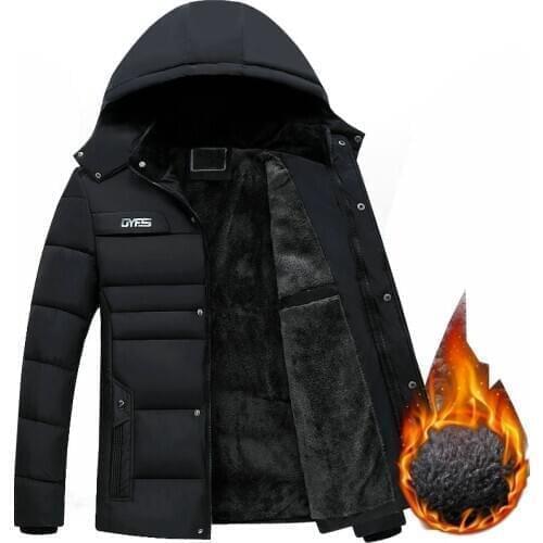 Men Parkas Coats Winter Male Hooded Jackets Casual Thicken Parka Coat Mens Fashion Waterproof Warm Parkas 2021 New Dropshipping