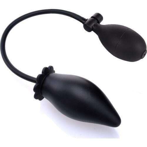 Inflatable Anal Plug Inflate Anal Butt Expandable Anal Dilator Air-filled Large Pump Dildo Sex Toys Butt Plug For Women Men Gays