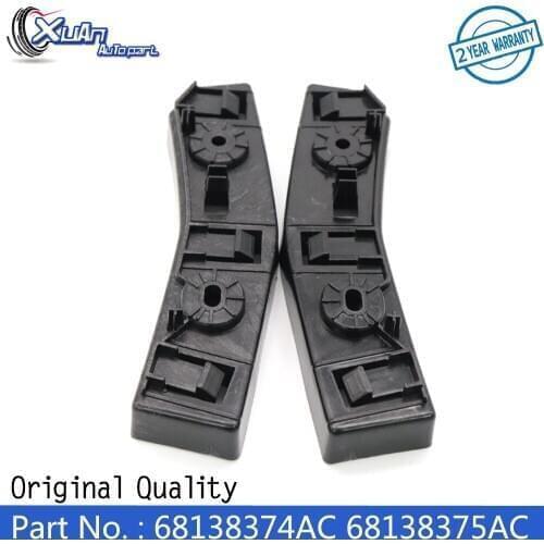 XUAN 68138374AC 68138375AC A Pair Front LH & RH Outer Upper Bumper Support Bracket Cover For Jeep Cherokee 2014-2018 2.4L 3.2L