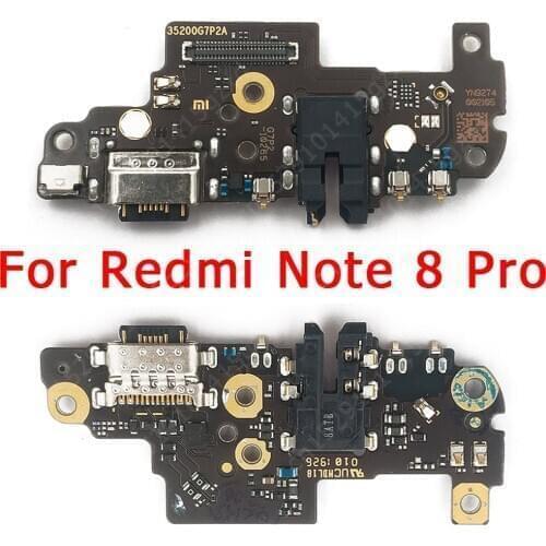 Original Charge Board for Xiaomi Redmi Note 8 Pro Charging Port USB PCB Dock Connector Flex Cable Replacement Parts