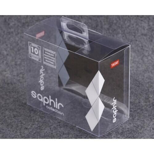 Food grade clear packaging boxes with glass cover glass jars wholesale Guangzhou factory PET material packaging box ---PX20134