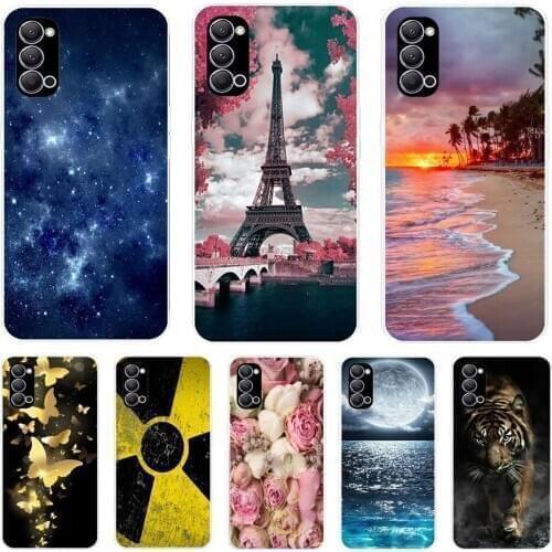 Popular Case For OPPO Reno 4 Case 6.43" Soft Silicone Back Cover For OPPO Reno 4 Phone Case TPU Capas For OPPO Reno4 5G Case