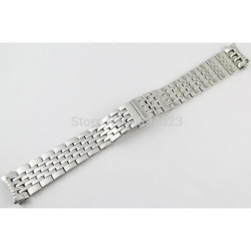 19mm Watch Parts force Locke T41 Solid Stainless steel bracelet male strap L164/264 Watchband