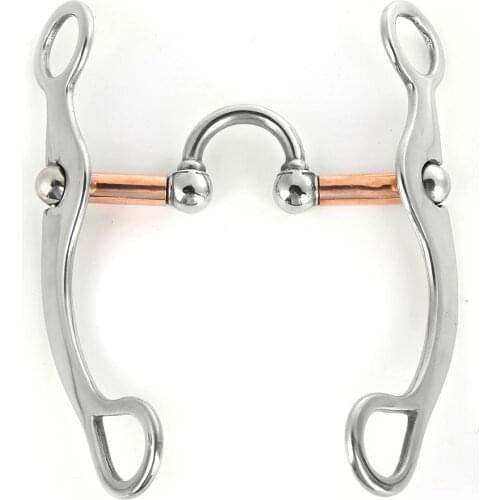 Farm Animal Product Stainless Steel Mouth Roll for Horse Feeding Supplies Farm livestock Supplies Horse Raising Tools