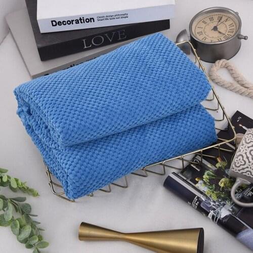 Width 59'' Soft Solid Granular Fleece Fabric By The Yard For Sofa Pillow Cover Cushion Bay Window Blanket Material