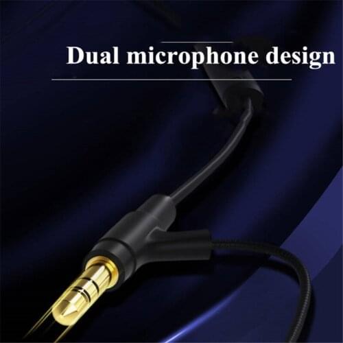 1.2M Boom Microphone Cable Mic For 3.5mm Headphone With Condenser Mic For Phone PC For Boompro Gaming Headset V-MODA P82A