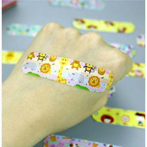 1 Box 120pcs Waterproof Wound Adhesive Bandages Cute Dustproof Breathable First Aid Medical Adhesive For Children Kids