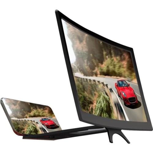 12 Inches 3D Hd Phone Screen Magnifier Movie Video Amplifier Holder Enlarger Screen Smart Phones Magnifying Bracket