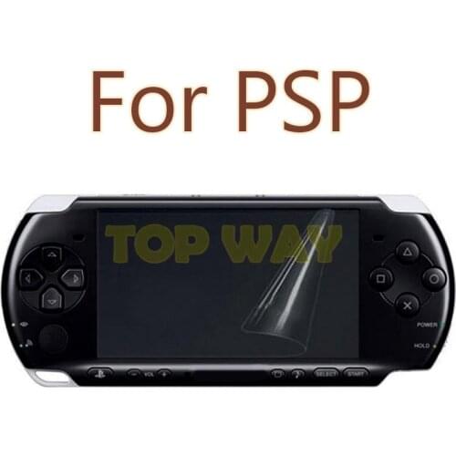 2PCS FOR PS1000 For PSP 1000 2000 3000 Transparent Clear Screen Protector Cover Clean Protective Film Without Package