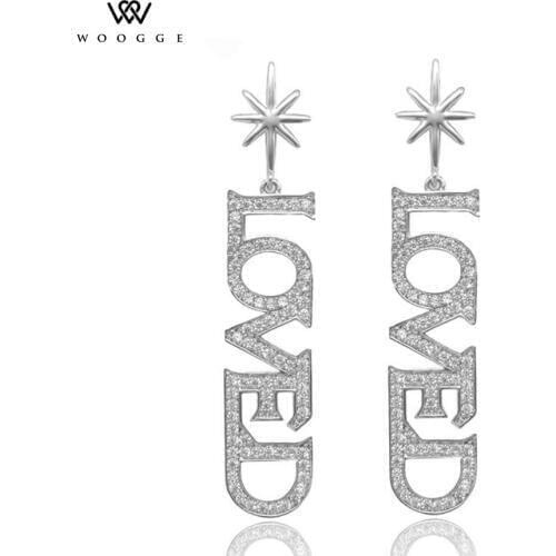 2020 Fashion Jewelry Boys Album Love Yourself Tear Kpop Earring Brincos Crystal LOVED Stud Earring