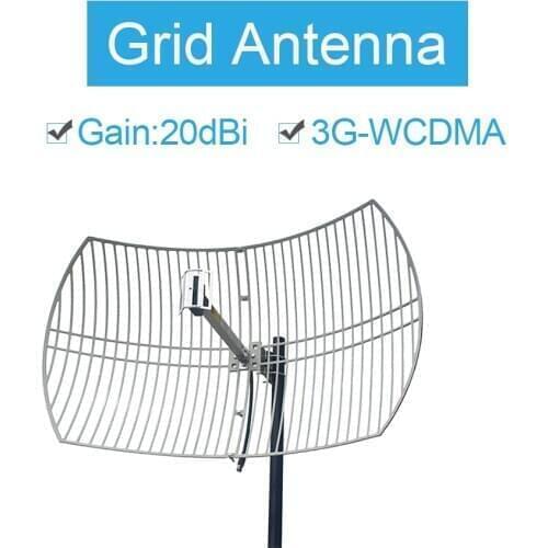 20dBi 3G WCDMA Grid Antenna Works For Signal Amplifier