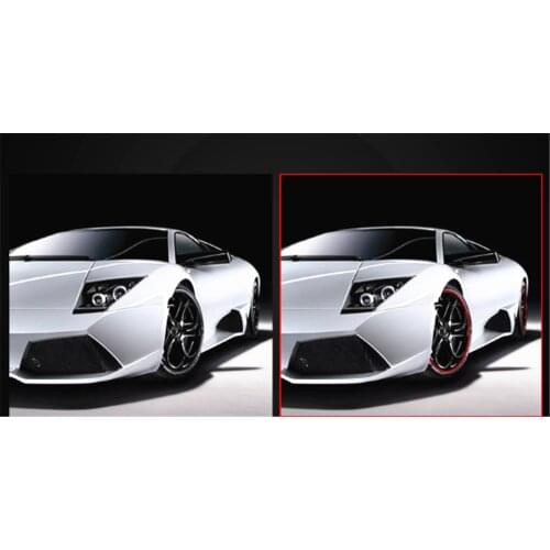 Car shape personality rim decorative strip tire protection line rubber for Chevrolet Cobalt Celta West Uplander Cavalier Astra